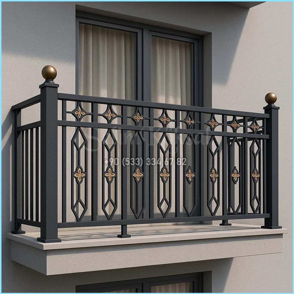 Ferforje Korkulukta Motif Seçimi ile Mekanınıza Kimlik Kazandırın