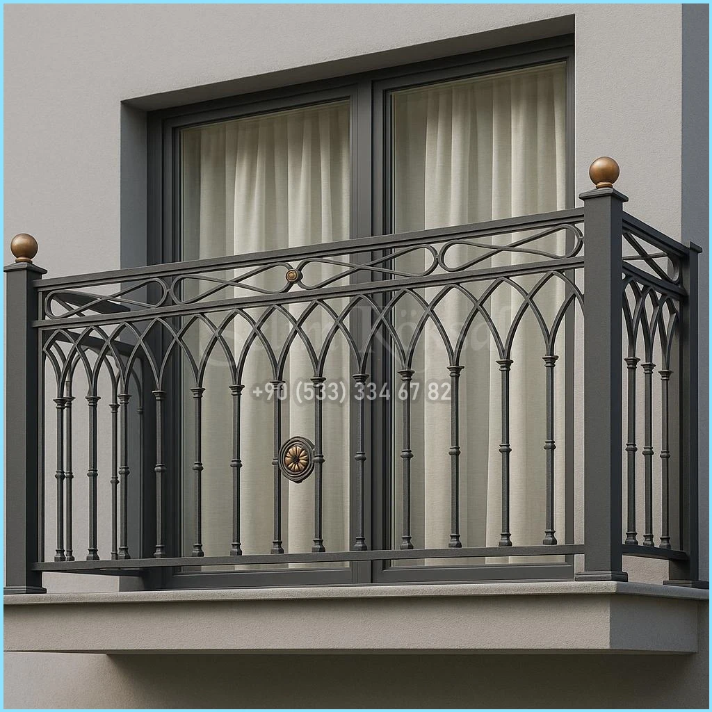 Klasik Tarz Demir Korkuluklar ile Zamansız Bir Görünüm Yakalayın