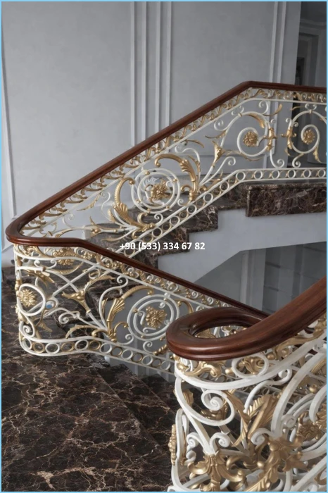 MERDİVEN KORKULUKLARI- MERDİVEN KORKULUK TASARIMI- FERFORJE MERDİVEN KORKULUK MODELLERİ fiy8626