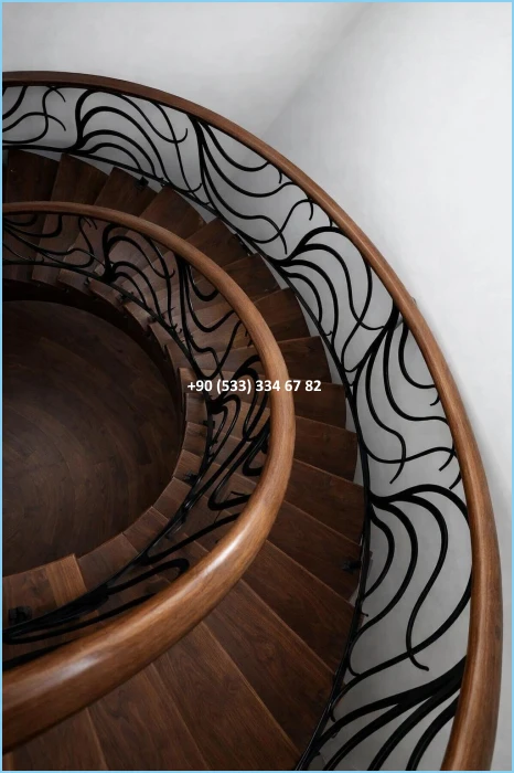 MERDİVEN KORKULUKLARI- MERDİVEN KORKULUK TASARIMI- FERFORJE MERDİVEN KORKULUK MODELLERİ fiy8670