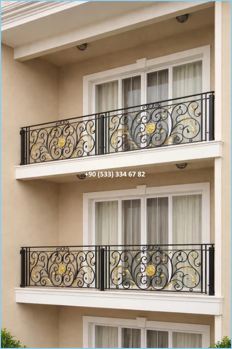 BALKON KORKULUK MODELLERİ-FERFORJE BALKON KORKULUK MODELLERİ-BALKON KORKULUK ÇEŞİTLERİ fiy8699