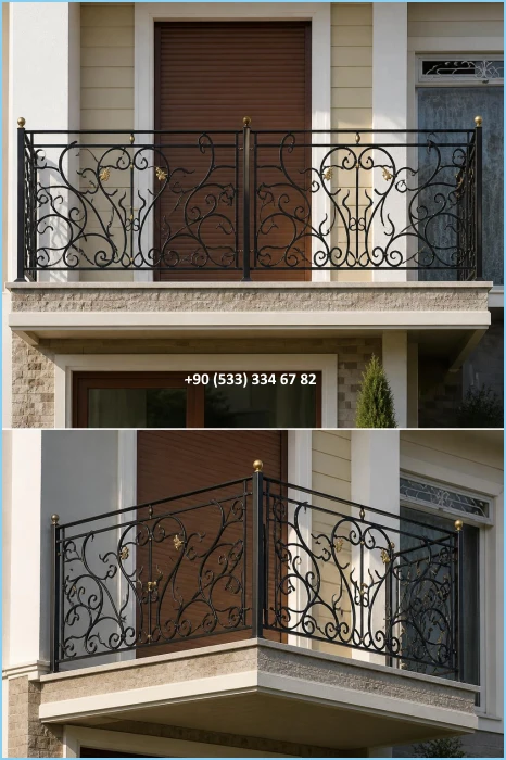 BALKON KORKULUK MODELLERİ-FERFORJE BALKON KORKULUK MODELLERİ-BALKON KORKULUK ÇEŞİTLERİ fiy8798