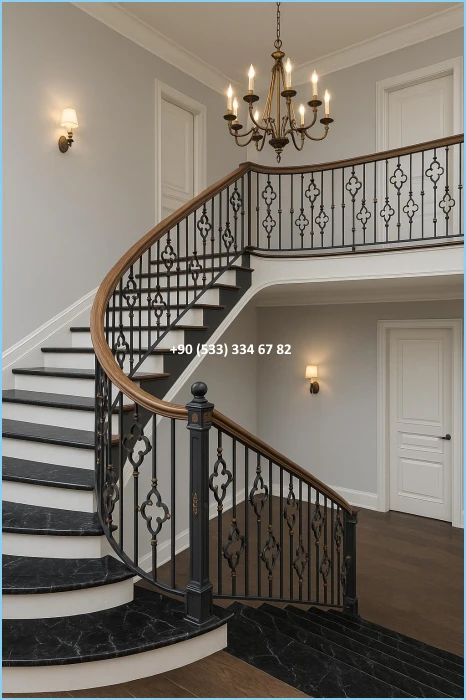 MERDİVEN KORKULUĞU/VİLLA MERDİVEN KORKULUĞU/İÇ MERDİVEN KORKULUKLARI fiy8503