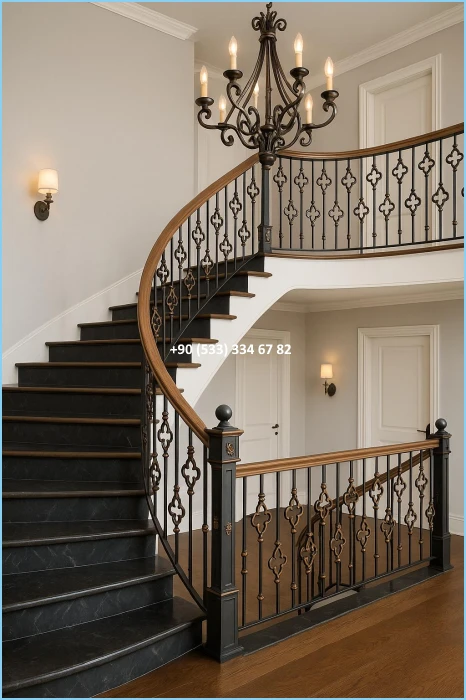 MERDİVEN KORKULUĞU/VİLLA MERDİVEN KORKULUĞU/İÇ MERDİVEN KORKULUKLARI fiy8504